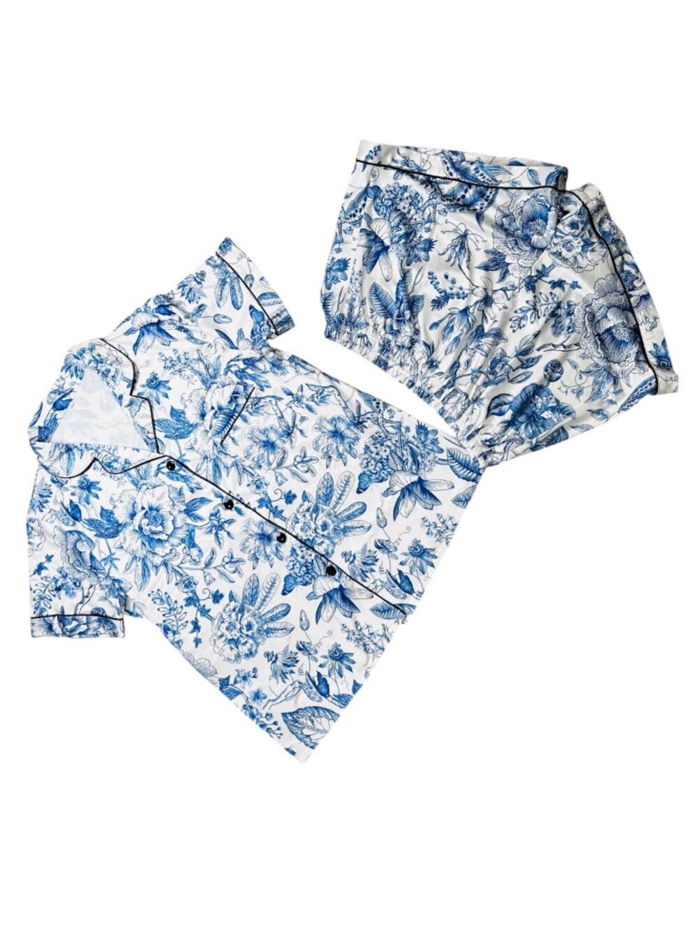 Floral Cottage Large Pajama Set Sleepwear Soft Comfort
